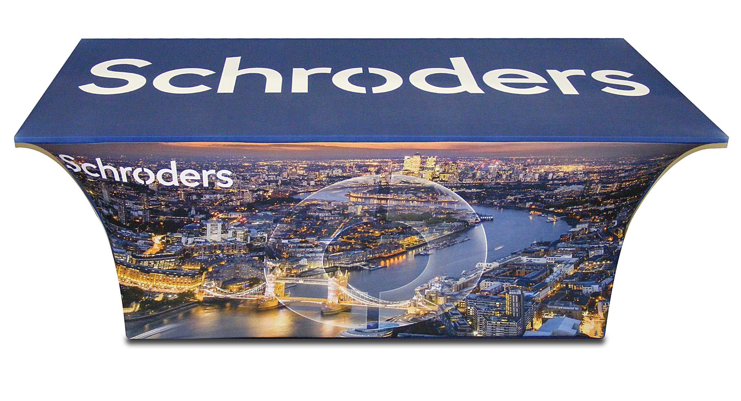Schroders Investment Management printed stretch cover