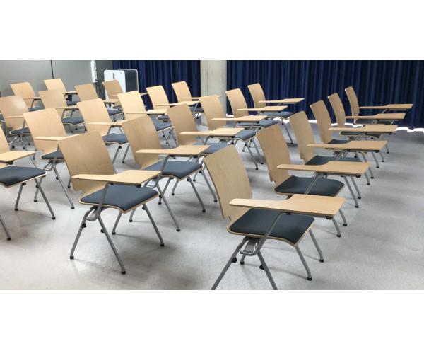 Classroom chairs with tablet