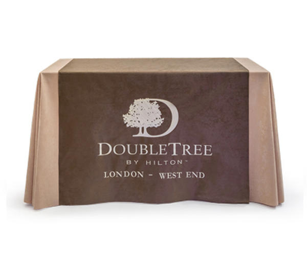 Custom event table covers with logo (banner cloth)