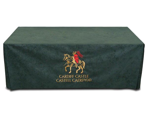 Branded exhibition tablecloths with logo