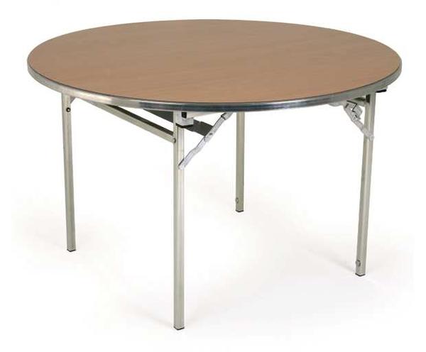 Round folding banquet tables