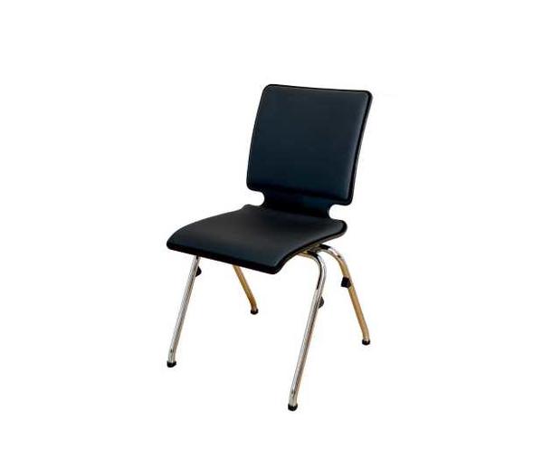 Black stackable conference chairs
